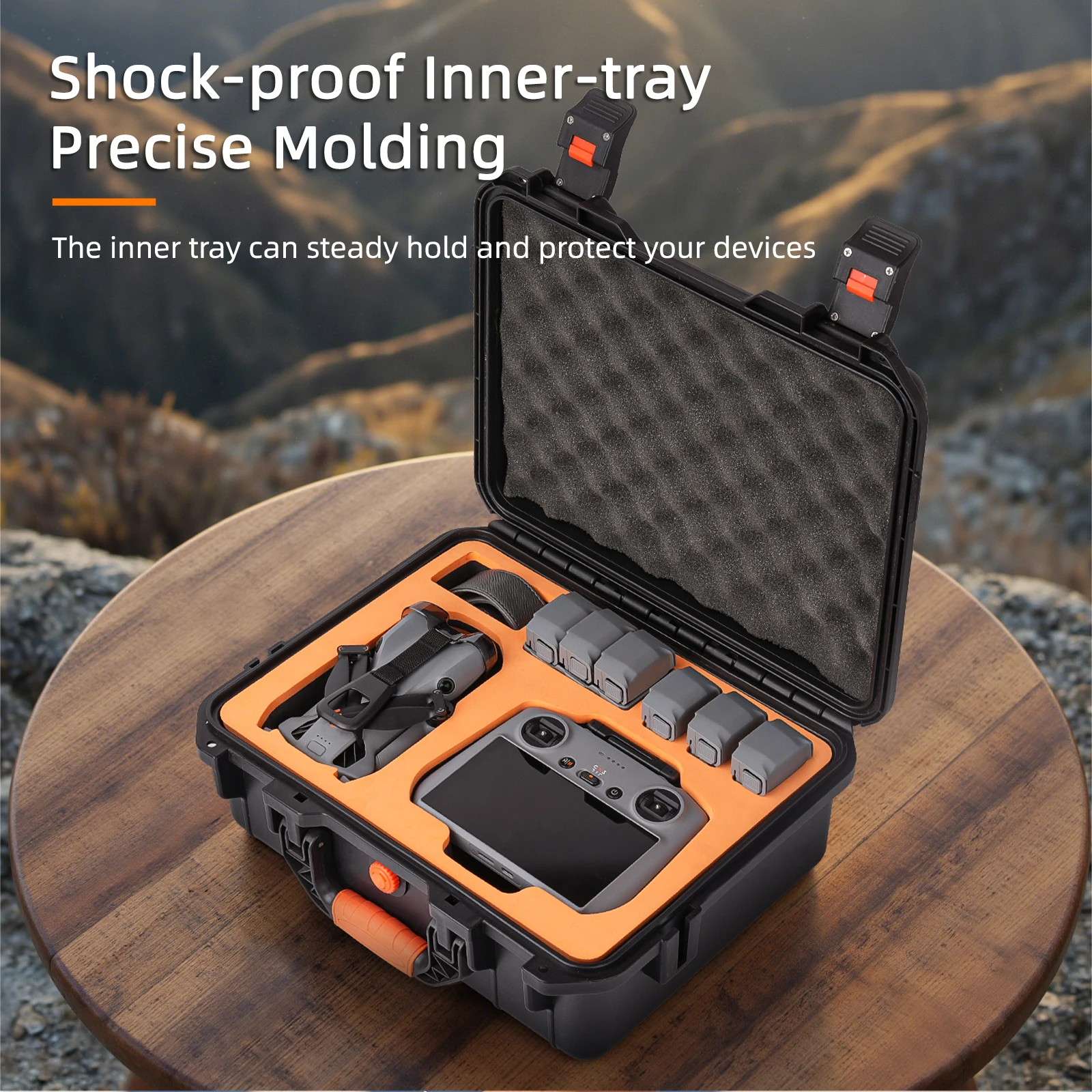 

Sunnylife For DJI Mini 5Pro Portable Storage Box Waterproof Carrying Case Shockproof Storage Box For RC 2/RC-N3 Remote Control