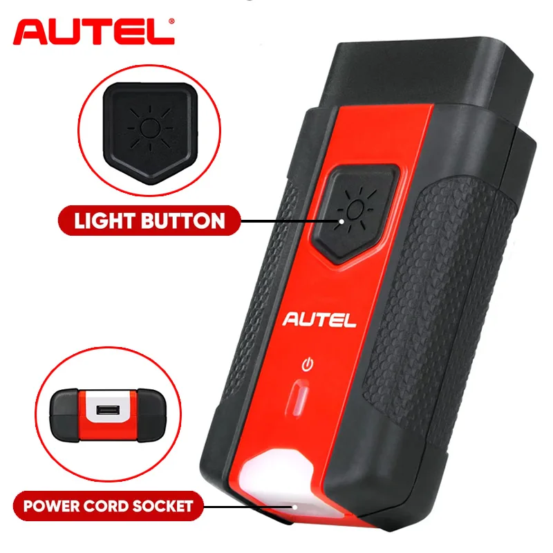 Autel MaxiVCI V200 Bluetooth Connector Vehicle Communication Interface With Autel KM100 MS906Pro BT609 ITS600 Support DoIP CanFD