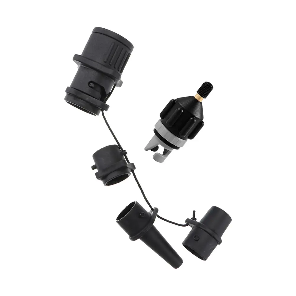 

2 pcs Air Valve Connector Inflatable Kayak Pump Adapter Boat Hose Quick Inflator Lightweight Durable Rubber Copper Plastic Pump