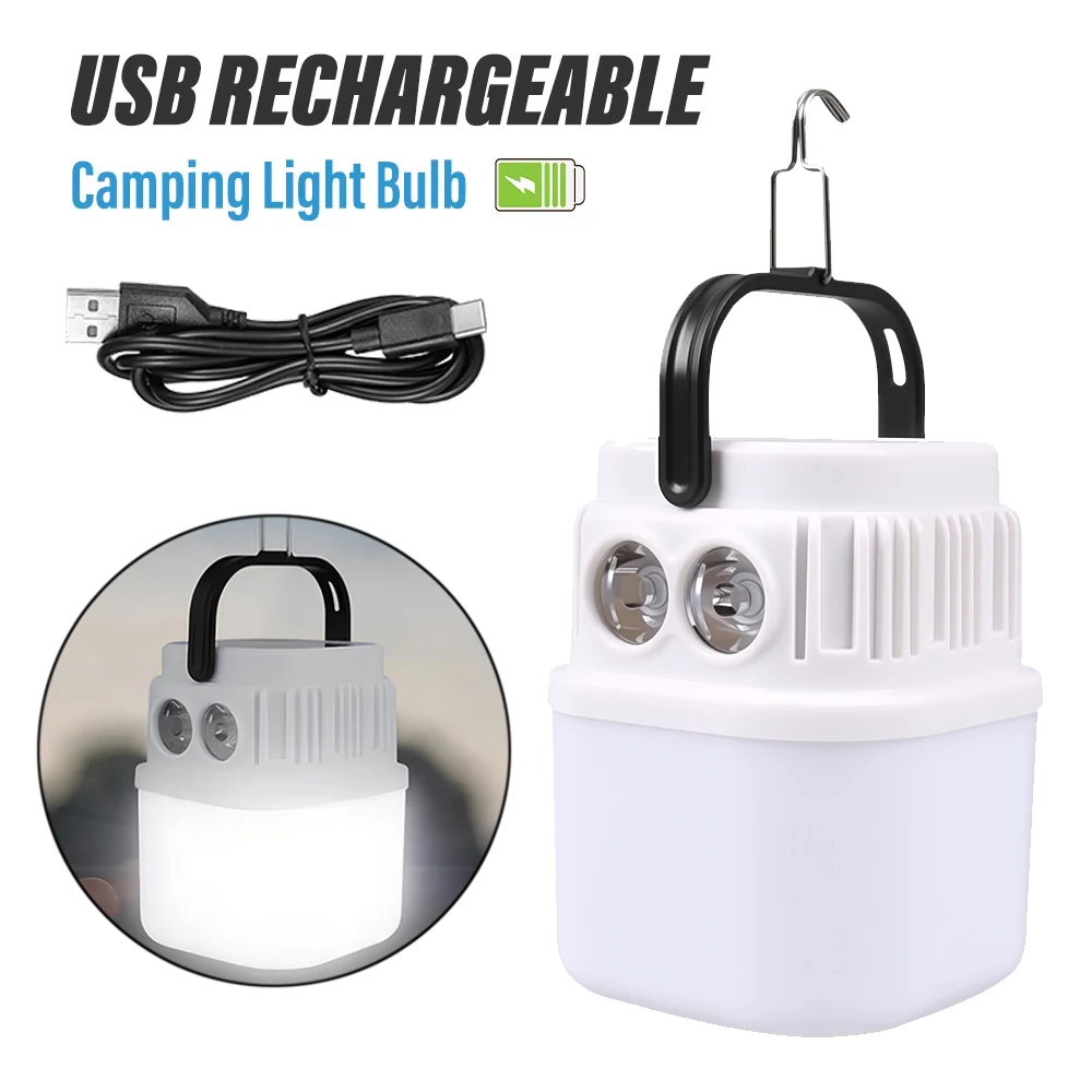 

Outdoor LED Camping Lights USB Rechargeable Tent Portable Lanterns Emergency Lights For Fishing Barbecue Camping Lighting