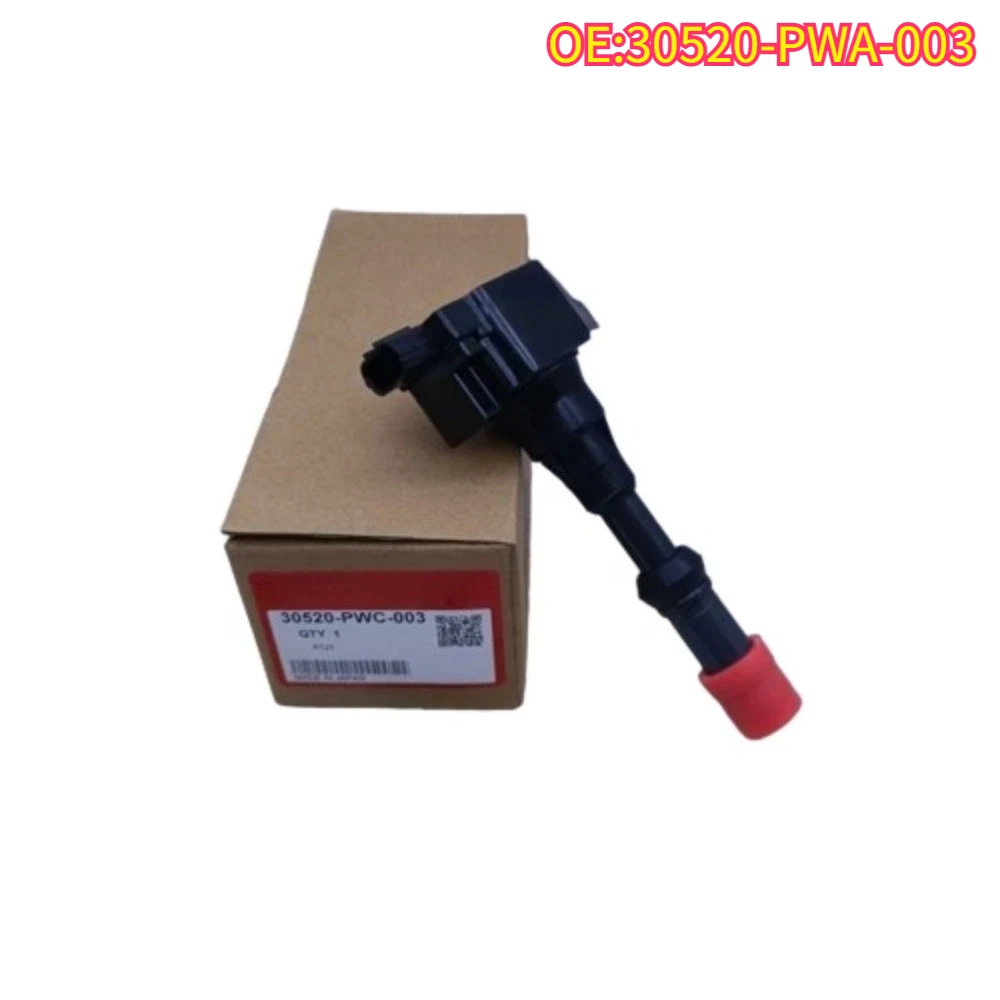 

High quality New For 30520-PWA-003 Ignition Coil For Honda Civic 7 8 VII VIII JAZZ FIT 2 3 II III 1.2 1.3 1.4L 30520 PWA 003