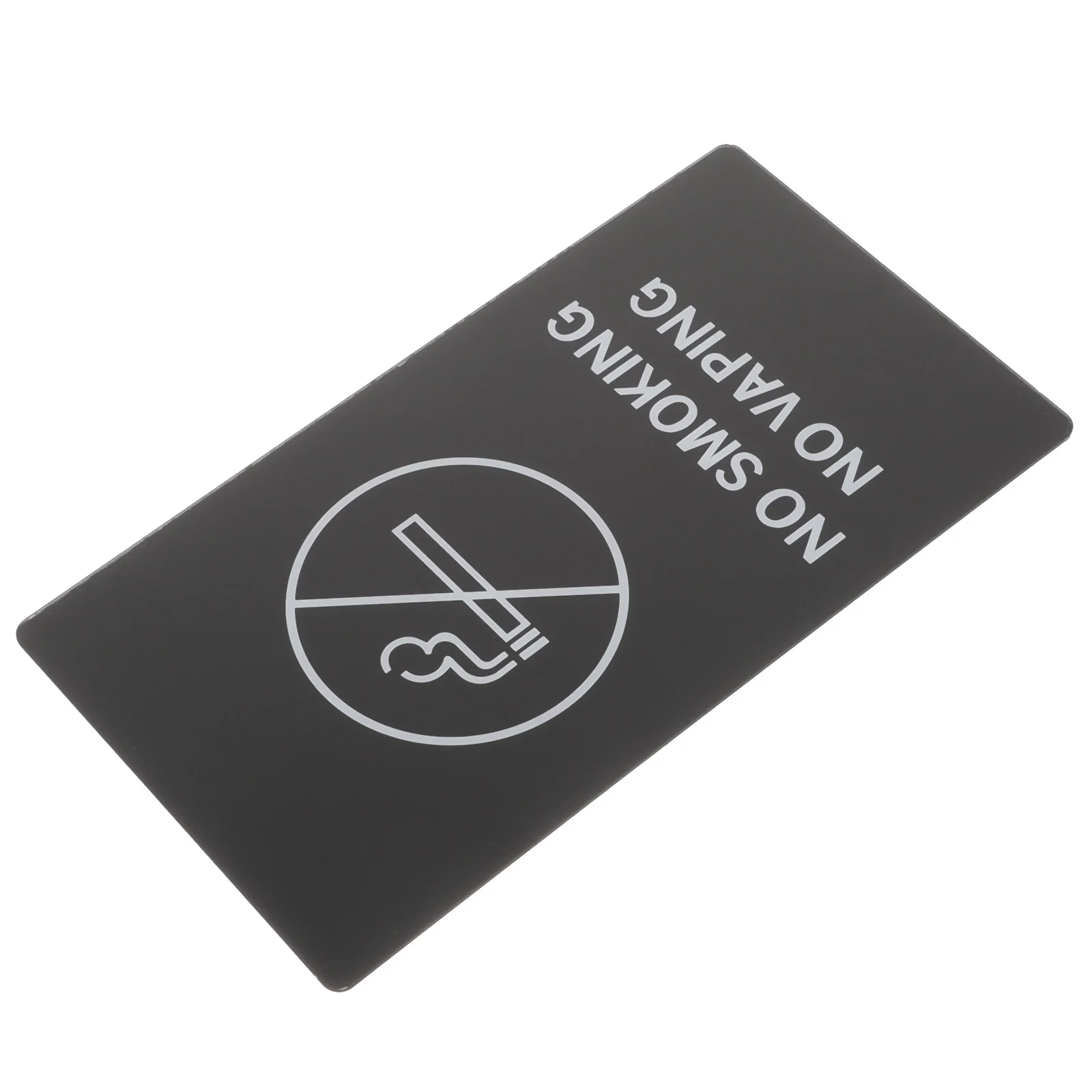 لا علامة ممنوع التدخين الاكريليك ملصق تحذير مقاوم للماء للمرحاض مكتب فندق مطعم جدار الباب لا لوحة مؤشر التدخين