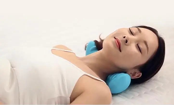 المنزلية الخفيفة الصحة العلاج الطبيعي مدلك المحمولة الجاذبية ضغط الرقبة وسادة تدليك الكتف عنق الرحم