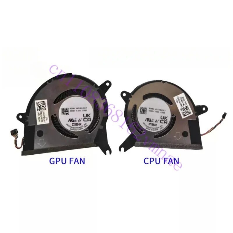 New Original Laptop CPU GPU Cooling Fan FOR ASUS Deluxe X13 2023 ZenBook S 13 OLED UX5304V ND55C97-22F06 ND55C97-22F07