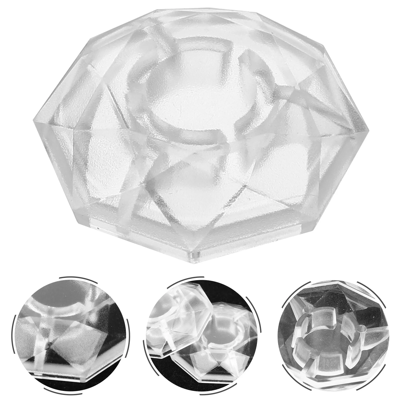 

5 Pcs Buttons Effect Peg Cap Instrument Supplies Pedal Toppers Electric Guitar 310X310X080CM Caps Footswitch Transparent