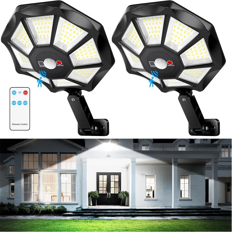 

Solar Outdoor Light 3 Modes Equipped with Motion Sensor LED Wall Ligh Garden Wall Terrace Path Lighting Solar Light