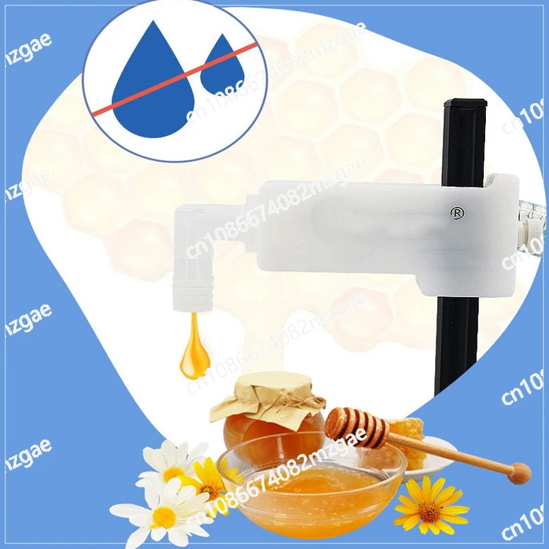 Pneumatic Jar Filling Machine Stainless Steel, Semi-Automatic Honey Tomato Sauce Packing Equipment for Food Industry
