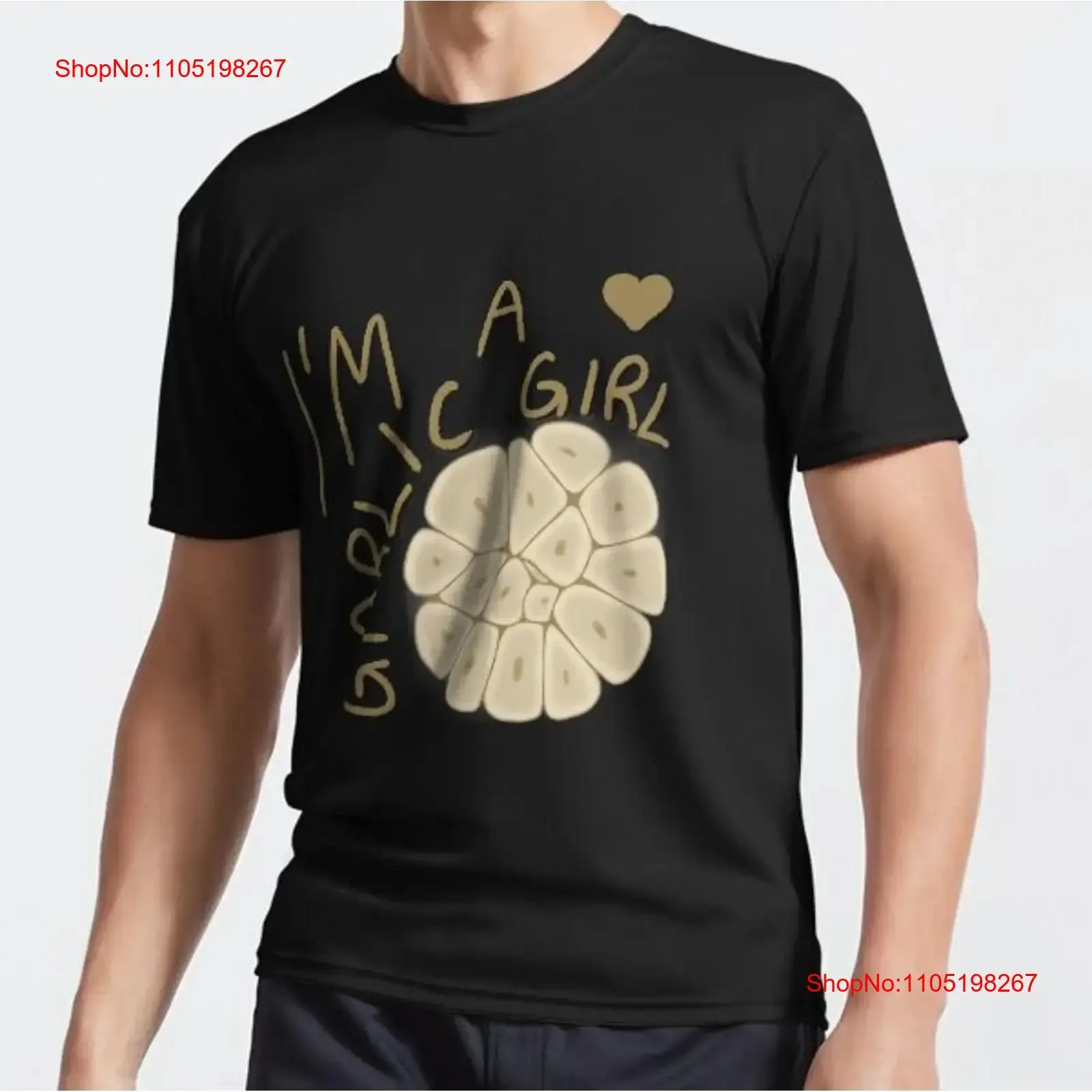 

Забавная активная футболка с чесноком для девочек 3, винтажная стираная мужская удобная дизайнерская одежда с графикой, унисекс, растянутая слегка