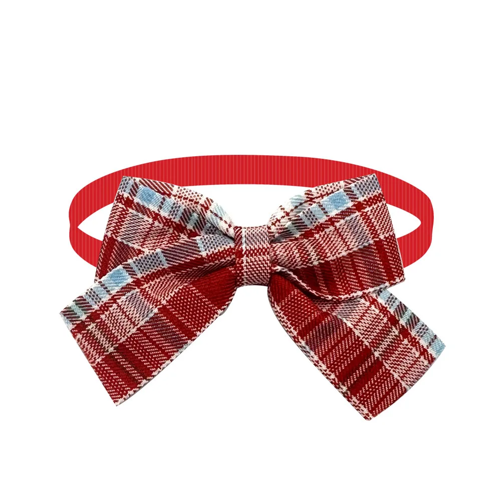 50/100PCS Cute Dog Bowtie Plaid Bowties for Small&medium Dogs Pet Cat Dog Necktie Collar Pets Grooming Accessories Dog Supplies