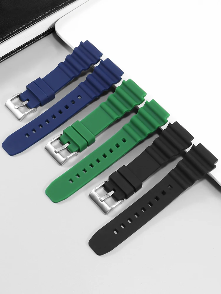 

Green Water Ghost is suitable for Seiko Seiko 5 SRP601J1 SRP599J1 SRP605J2 silicone rubber strap