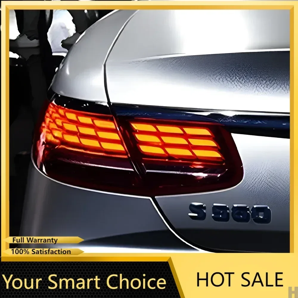 Upgrade Dragon scale Taillight Tool Accessories for Benz S Coupe W217 S400 S500 S63 2016-2021 LED Auto Rear Back Lamps Assembly