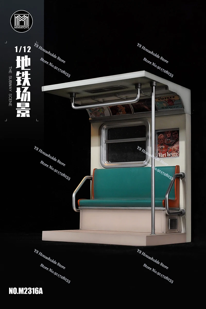 MMMtoys M2316 1/12 The Subway Scene Simulation Model Toys Creative Design Decoration DIY Platform For 6