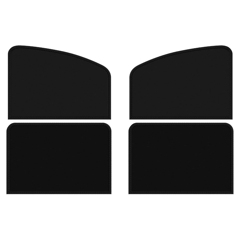 Universal Side Window Sun Shade - Magnetic Privacy Blinds Car Blackout Curtain For Camping Sleeping Rear Side 4PCS