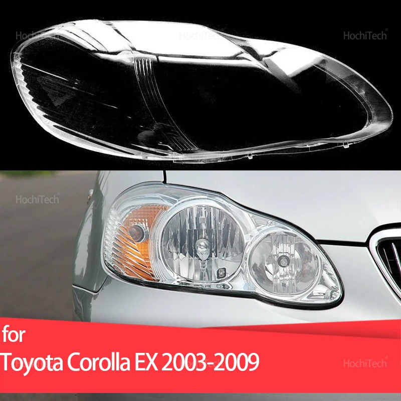 

Для Toyota Corolla EX 9th E120 E130 2003-2009 крышка фары автомобиля линза стекло замена переднего абажура авто корпус