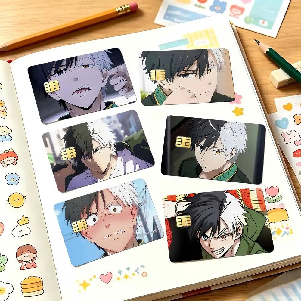 Haruka Sakura Credit Card Sticker Waterproof PVC Skin Cover For Debit Bank Card, Removable Card Decal Wrap