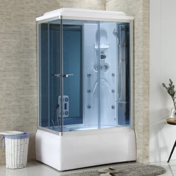 Steam Shower Room, Integral Bathroom Shower Room, Opposite Door High And Low Basin Tempered Glass Shower Room