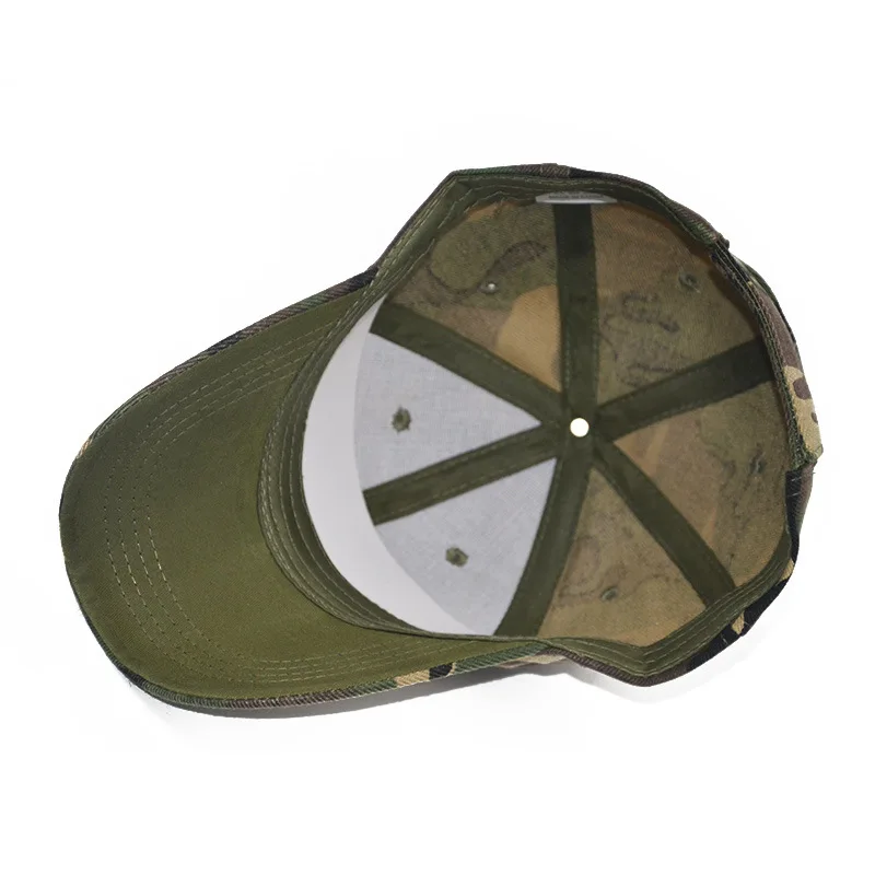 Outdoor Camping Hiking Trekking Adjustable Hat Summer Men Camouflage Tactical Army Baseball Caps Sports Sun-Proof Casual Hat