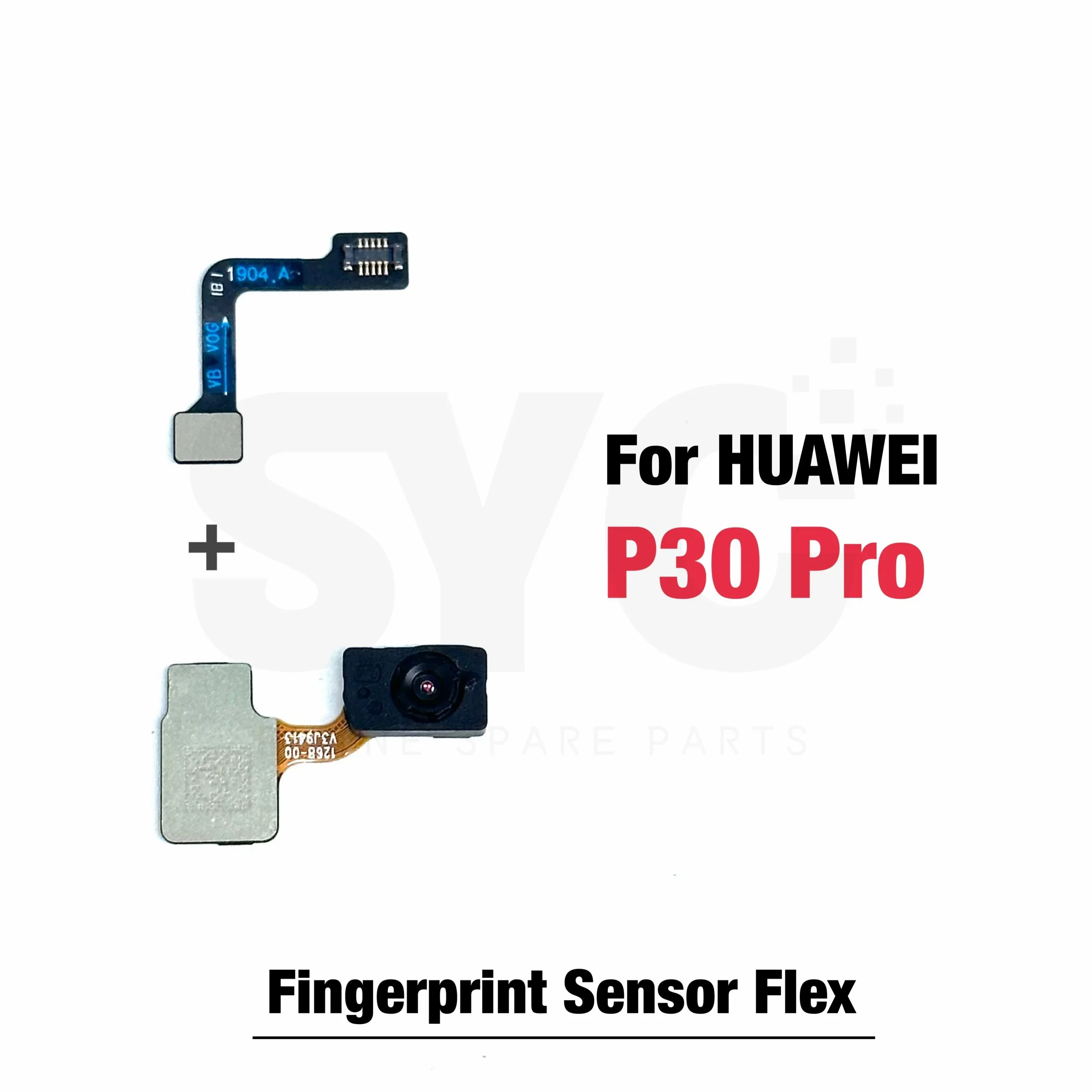 Original para huawei p30 pro sob a tela sensor de impressão digital conectar botão home touch id cabo flexível