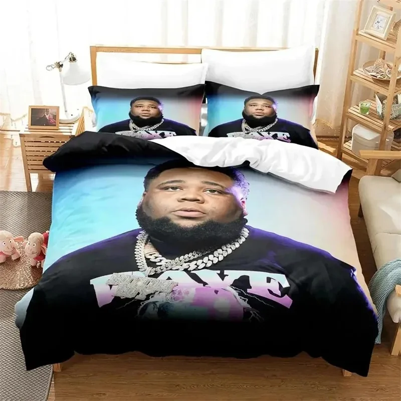 3D Print Rapper Rod Wave Bedding Set Duvet Cover Bed Set Quilt Cover Pillowcase Comforter king Queen Size Boys Adult Bedding Set