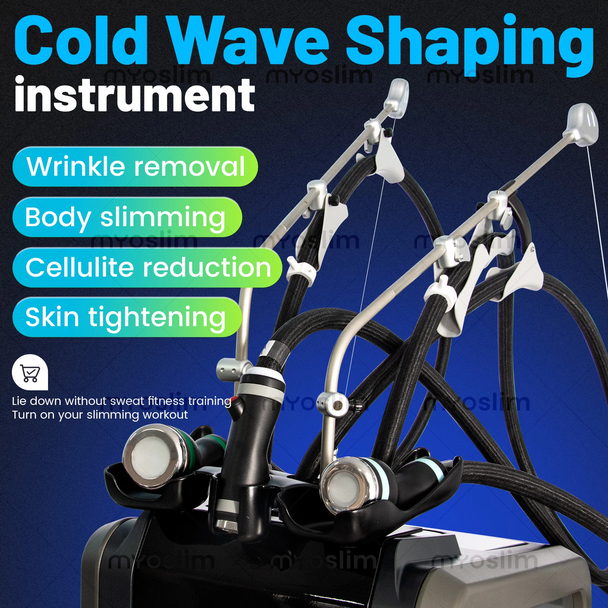 

New pro 3 Handle Micro Wave Weight Loss Device 80% Fat Reduction Body Slimming Double Chin Eliminator