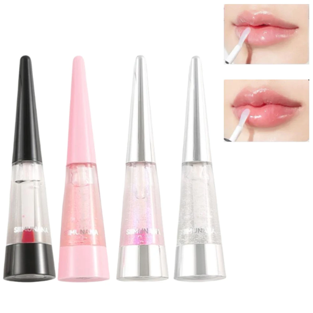 Koreaanse Lip Voller Olie, Hydraterende Volumizing Clear High-Shine Lipgloss, Microneedling Effect, Langdurige Vocht Lipgloss
