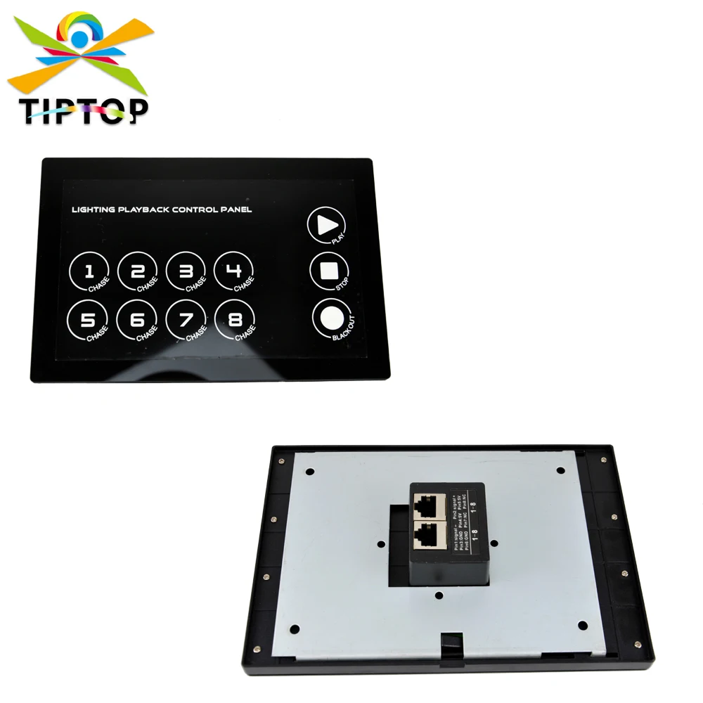 

Gigertop TP-D1343 Disco Room KTV Club Stage Lighting Controller Board Internet Socket Wall Control Panel