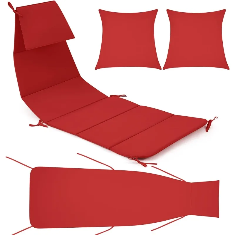 

Set of 4 Outdoor Hanging Lounge Chair Cushion Replacement Cushion Cover and Umbrella Fabric, Patio Pads for Curved Chai