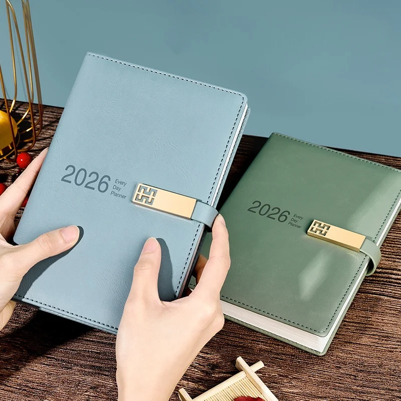 Agenda 2026 Planner Organizer Diary Canlendar Daily Notebook and Journal A5 A4 Bullet Notepad Office Note Book Plan Sketchbook