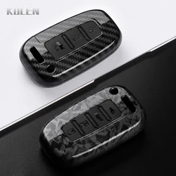 ABS Carbon Fiber Car Key Case Cover For Hyundai IX35 Elantra Sonata 8 9 For Kia Sportage K5 K2 Sorento Optima Forte Shell Fob