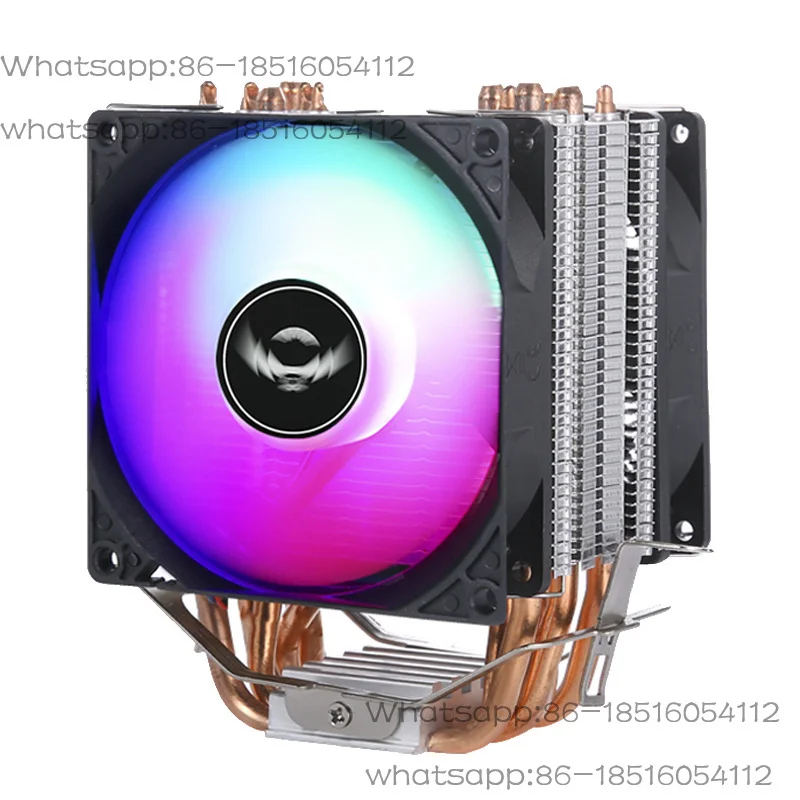 Desktop 6 heat pipe x79cpu radiator computer ultra quiet fan 2011 pin x99 main board server air cooling