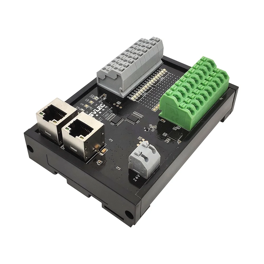 

IP20 remote IO module Profinet Ethercat EthernetIP CC-Link io 32 Ports Remote di/do Modules for Intelligent Control