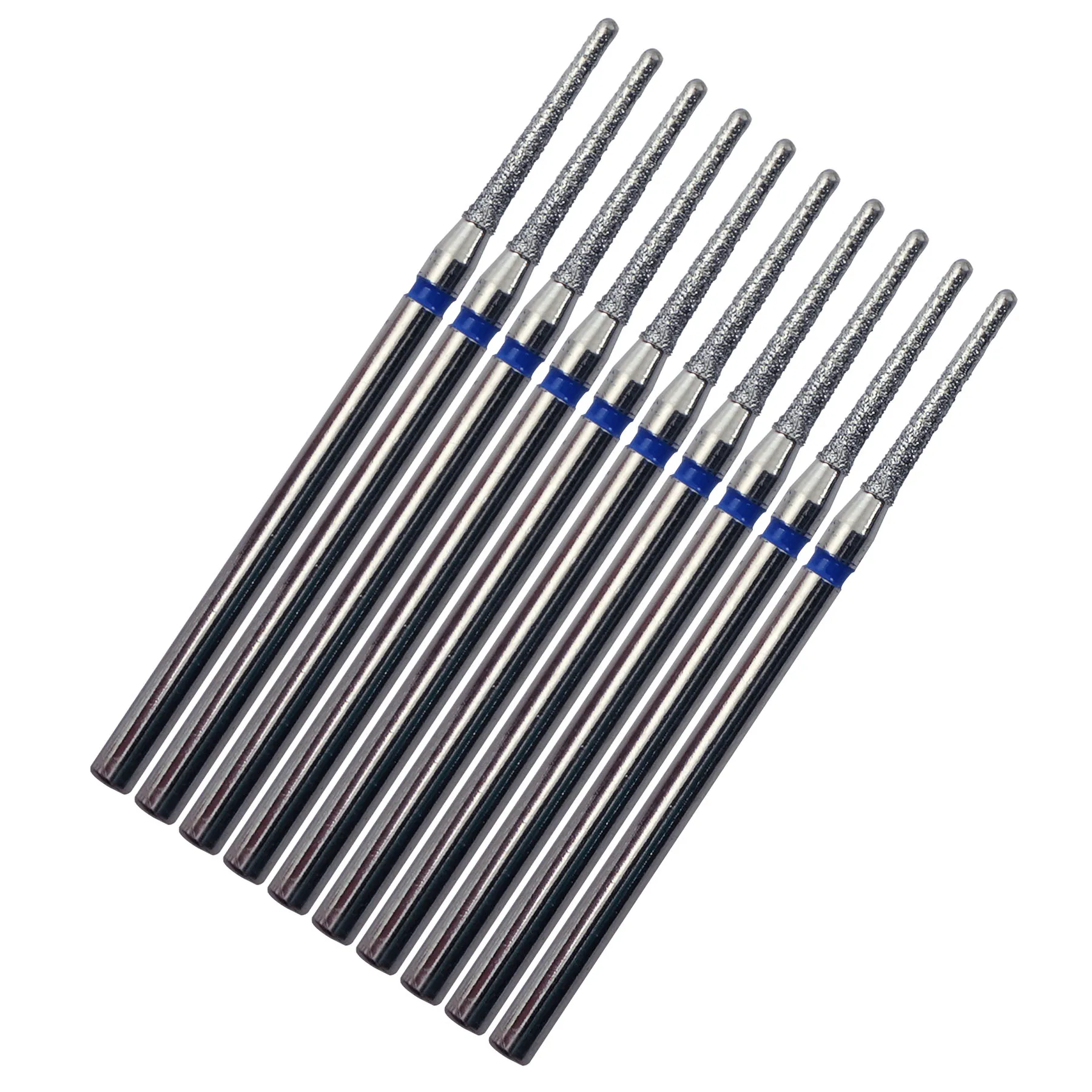 

10pcs Diamond Nail Drill Bit 3/32 Nail File Set Cuticle Cleaner for Acrylic Milling Cutter Manicure alon Accessories ﻿Tools