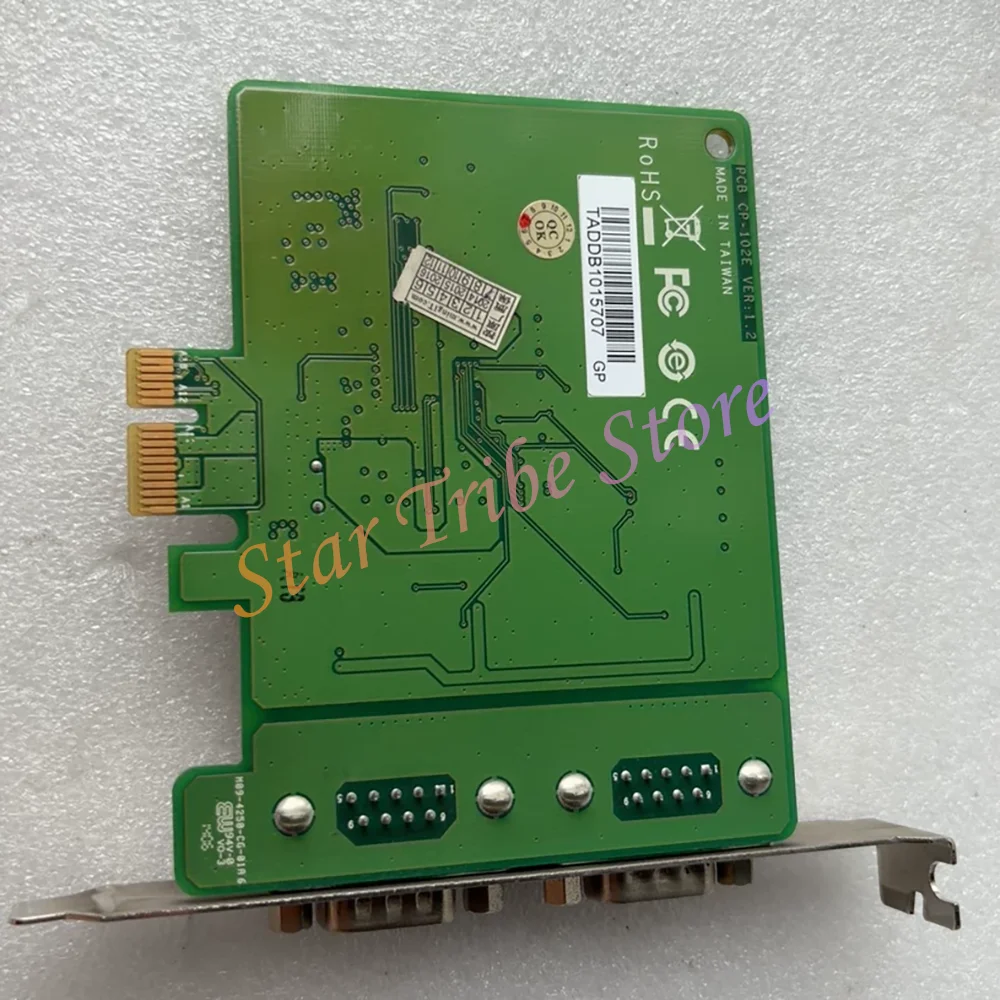 CP-102E 2 Port PCIE Slot RS232 Multi Serial Port Card 2-Port Card