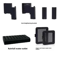 1SET Suitable for Xiaomi Mijia smart fish tank heightening bracket rain shower shower outlet upper and lower baffle screen