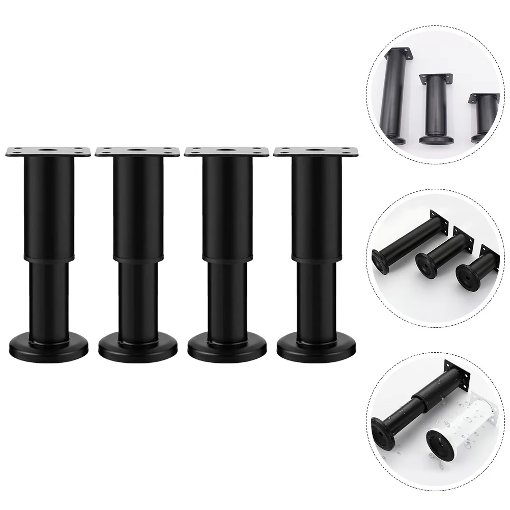 

4Pcs Adjustable Furniture Legs Durable Support Feet for Table Cabinet Sofa Heavy Duty Replacement Adjustable Furniture Legs