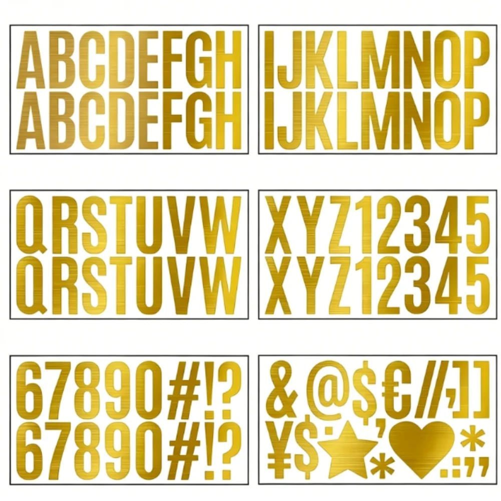 Waterproof PVC Letter Stickers for DIY Crafts Alphabet Stickers for Personalized Wall Art Journaling Scrapbooking and Room Decor