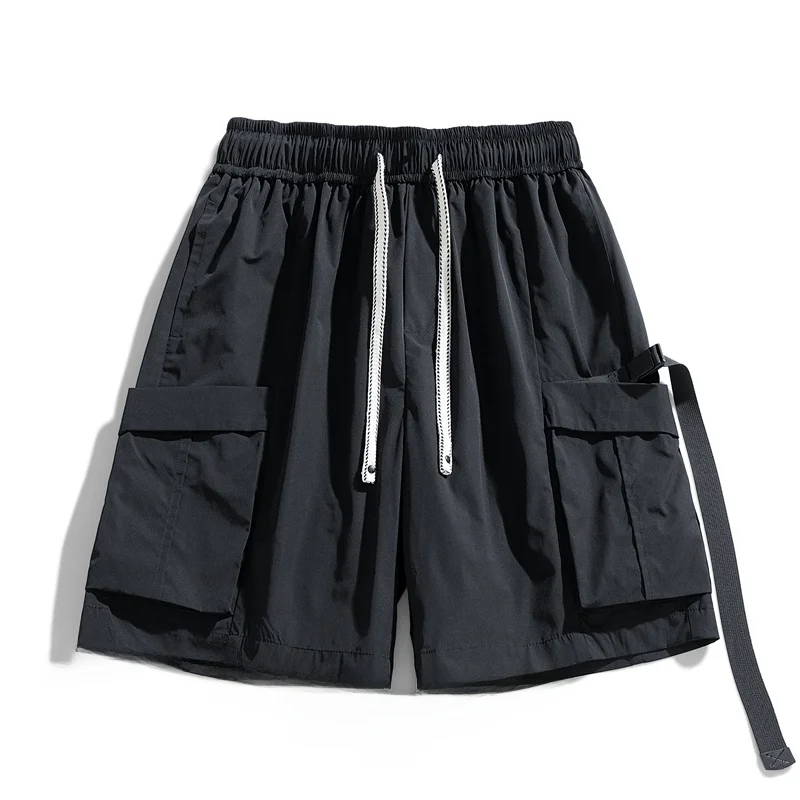

Loose Fit Summer Workwear orts Men's Thin Design ket High Street Sle Casual Nylon Youth Active Breathable Straight Leg