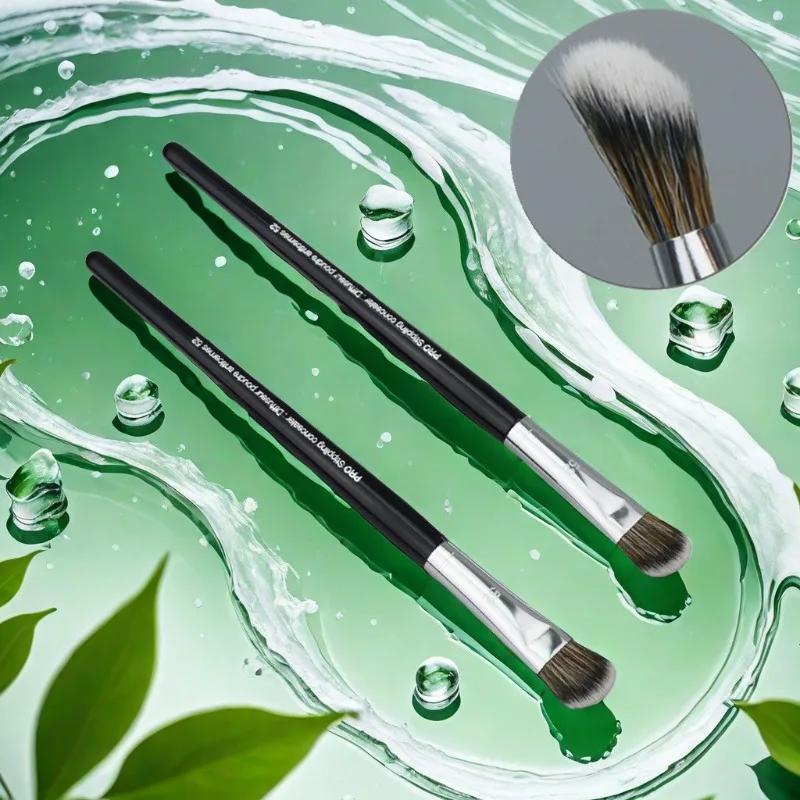 KSHBO 1/2Piece Foundation Concealer Brush Face Shadow Broom Eyeshadow Stippling Concealer Brushes Makeup Tools ,model 52#