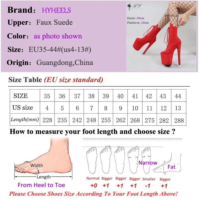 Fast Shipping Faux Suede Stripper Platform Shoes EU35-44 Larger Size Sexy Extreme Heels Exotic Pole Dancing Ankle Boots