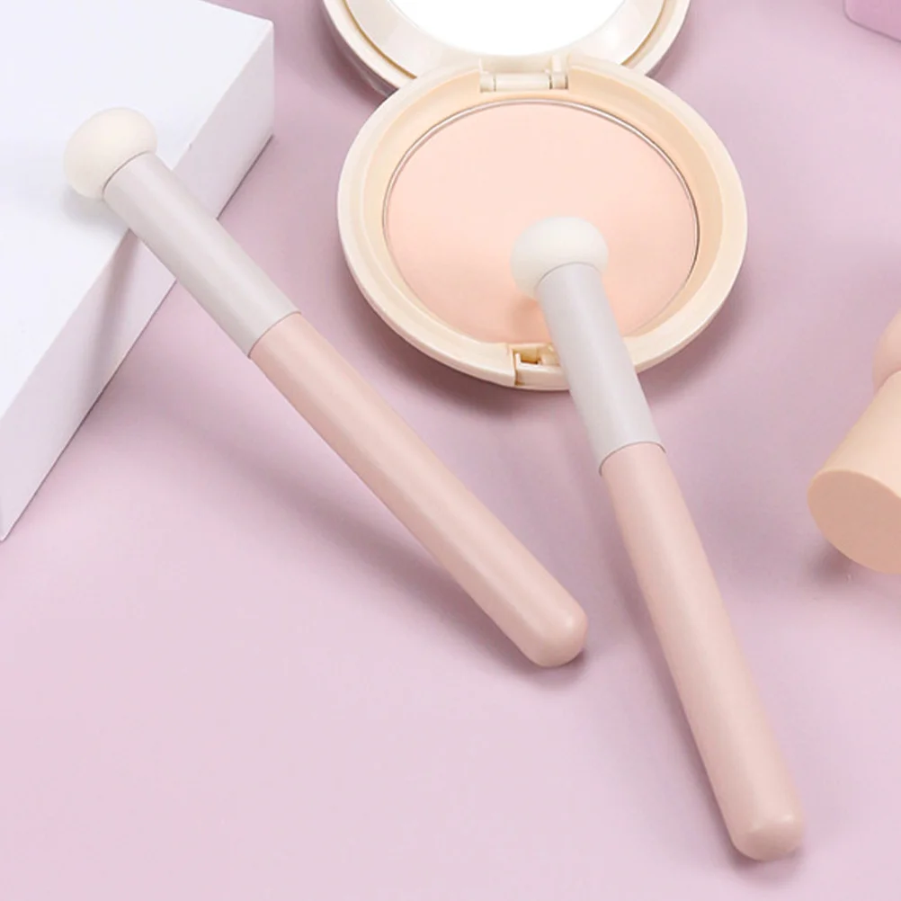 6Pcs Portable Sponge Mushroom Concealer Brush Makeup Brush for Face Nose Eyelids Cream Professional and Beginner Use