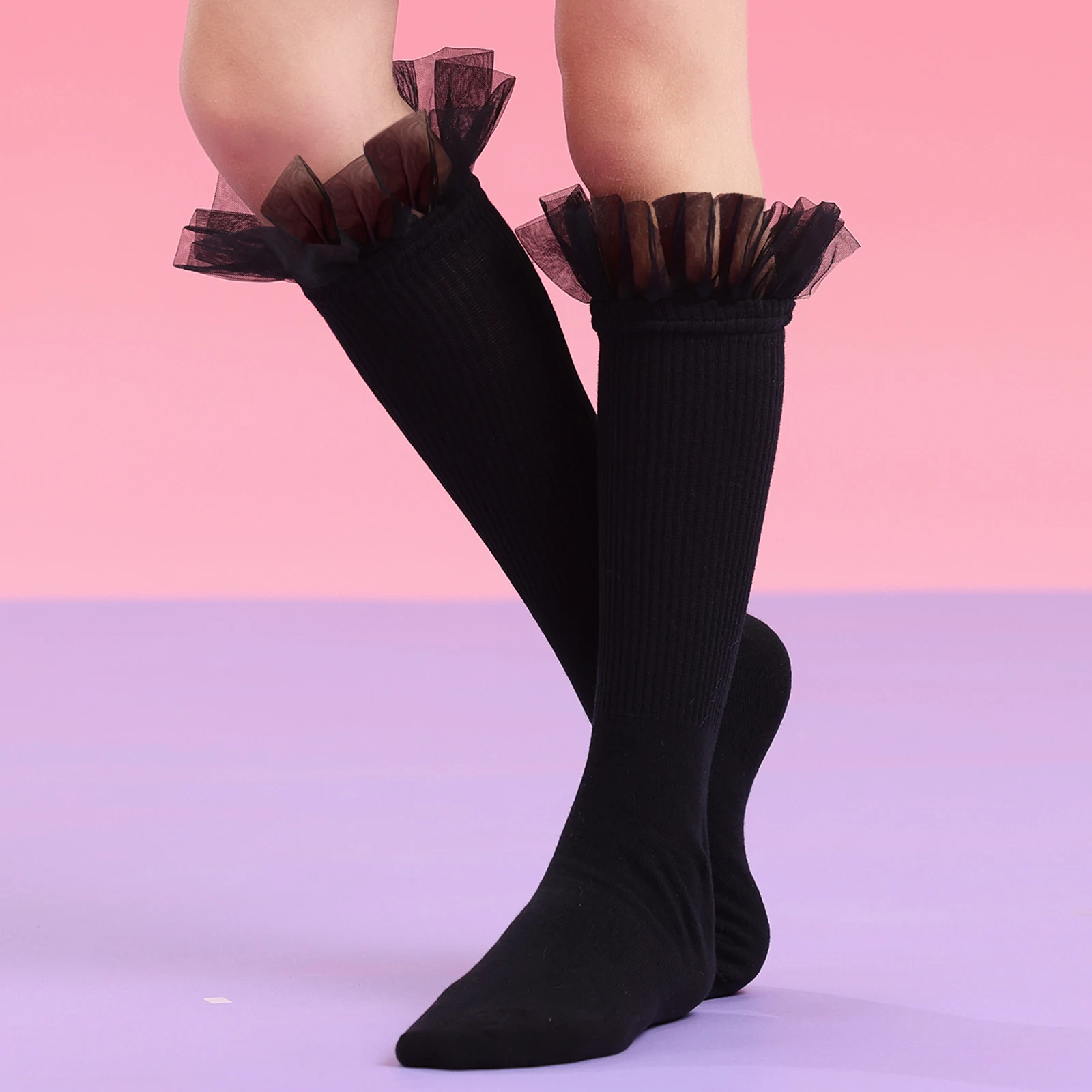 Crazy socks for kids Cute girl socks girls wacky Funky Stretch Mid to High Novelty Socks
