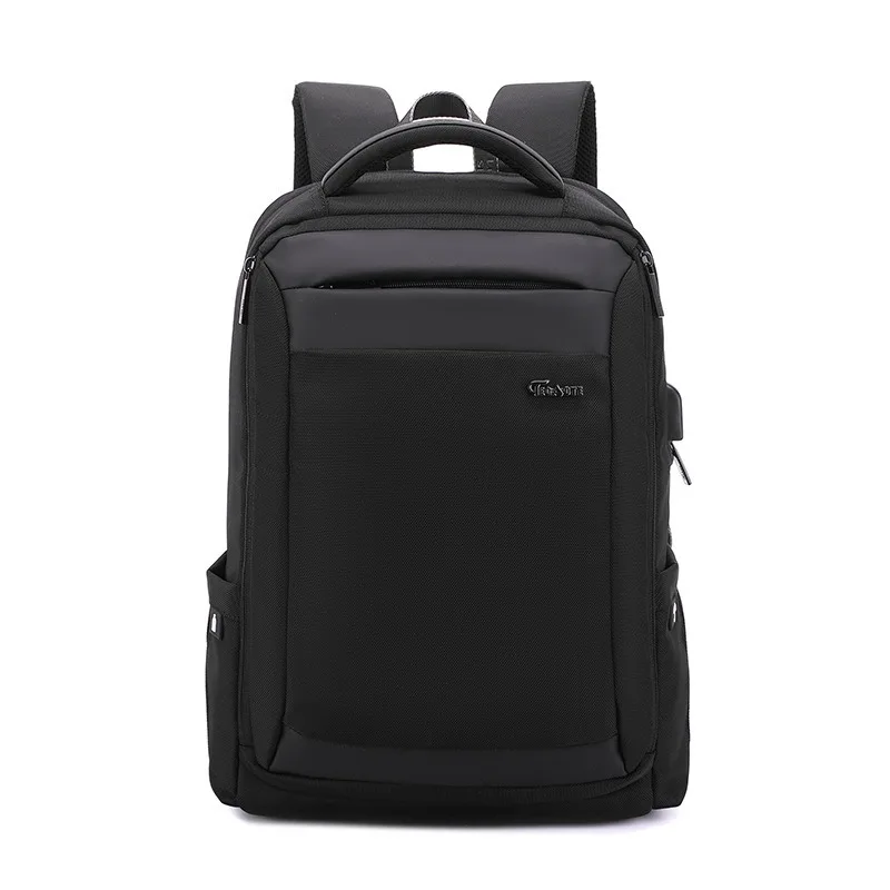 

High Quality Large Capacity Waterproof Black A4 14 15.6 inch Laptop Women Men School Backpack Male Travel Bag Mochila M25107