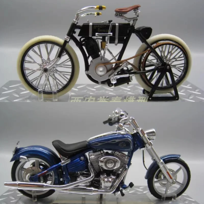 

Diecast IXO 1/24 Scale FLSTCI HERITAGE SOFTAILCLASSAC Motorcycle Alloy Car Model Collectible Toy Gift Souvenir Display Ornament