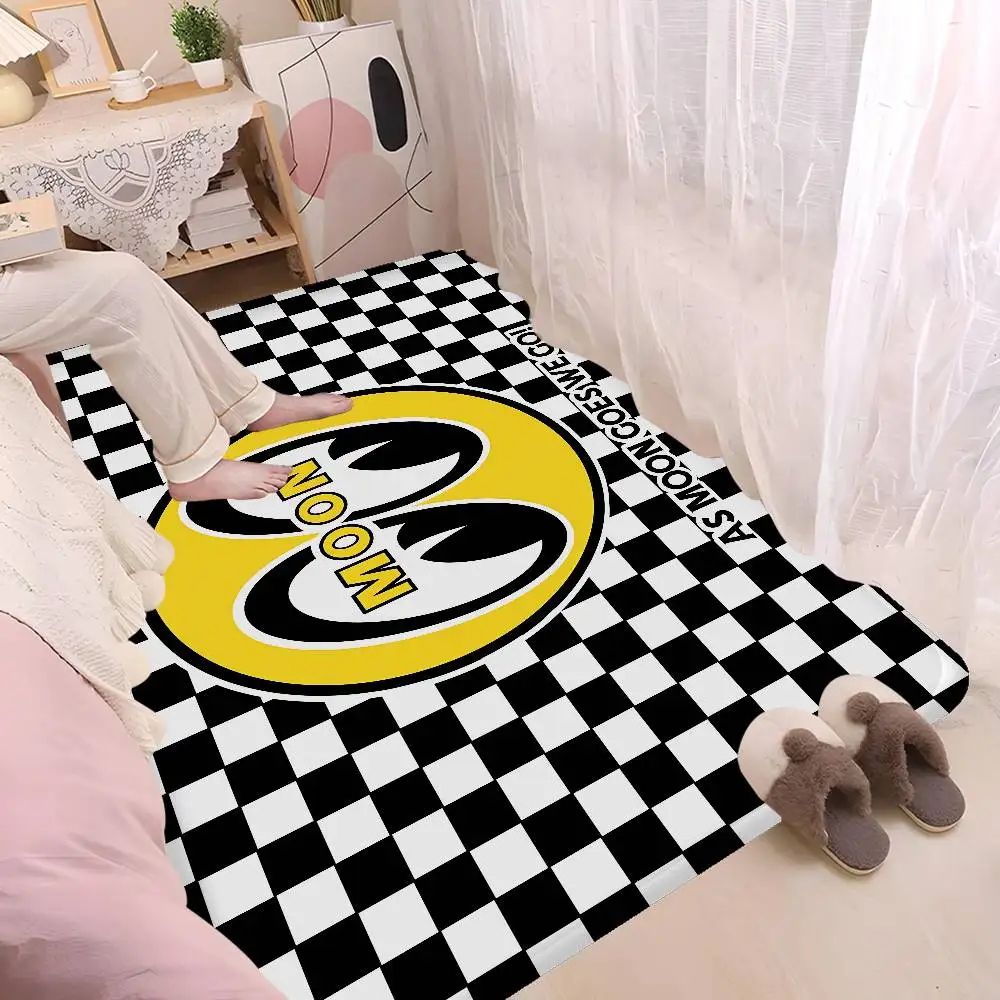 JDM-MOON-EYES Hallway Carpet Non-Slip Laundry Room Mat Laundry Decor Balcony Child Living Room Bedside Area Rugs