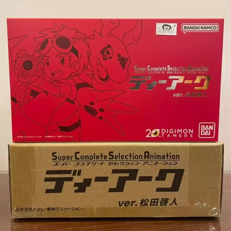 Bandai 2025 Original Digimon Adventure 02 Figure Monster Scsa D3 Scsa Gold Machine V-Mon Wormmon Animation Digivice Model Toys