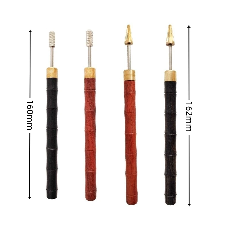 Leather Edge Oil Pen DIY Edge Dye Pen Applicator Speedy Edge Paint Roller Leather Tools Craft edge Dye Tool Wooden Handle