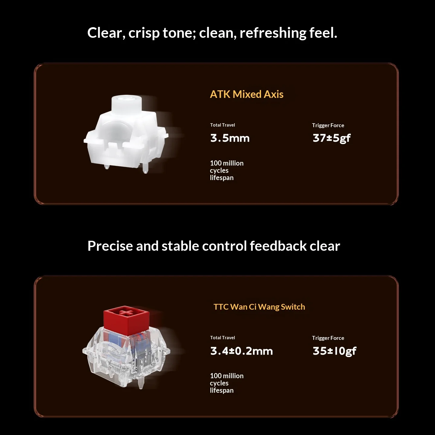 ATK RS7 Turbo Hall Effect Keyboard Magnetic Switch Game Keyboard 8K Low Latency Esports Mechanical Keyboard for GS2 Apex Gifts