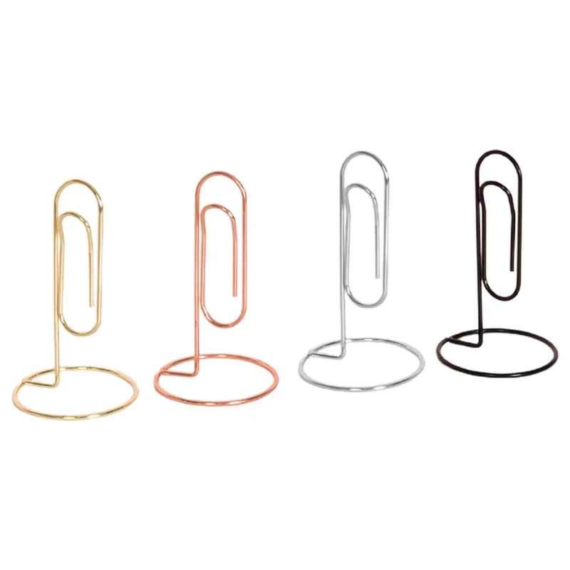 для креативного полого зажима с металлическим основанием, имя, место, держатель для карт, держатель для заметок, подставка, для