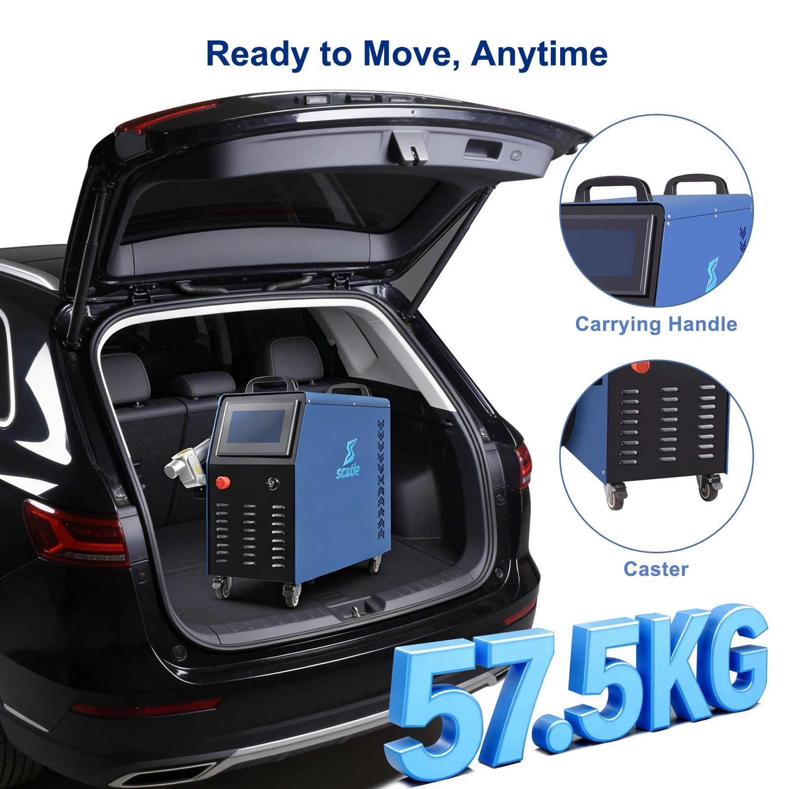2000W Air-Cooled Laser Cleaning Machine Portable Handheld Rust Paint Oxide Removal Cleaner 110V/220V CE