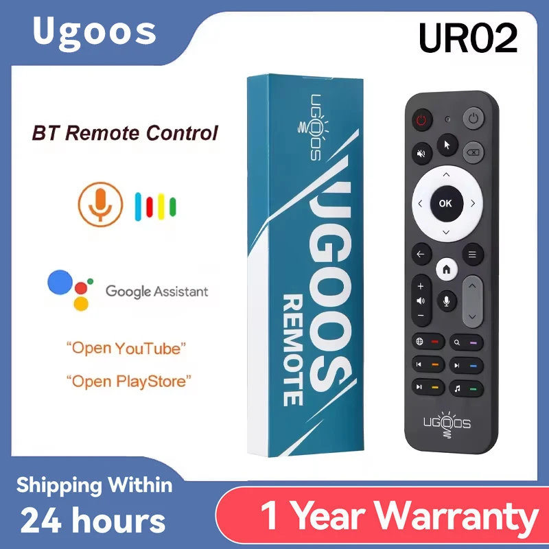 Oryginalny pilot głosowy UGOOS UR02 BT do Ugoos TOX1 TOX3 TOX4 AM8 PRO AM6B PLUS X4 X4Q Cube Pro Extra TV Box